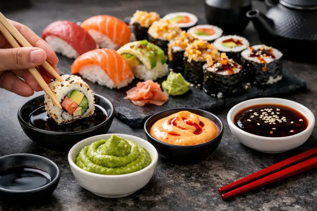 Przewodnik po sosach do sushi bez zgadywania