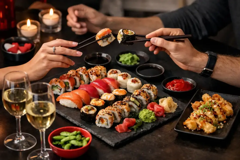 Menu sushi dla par – przykład, który działa