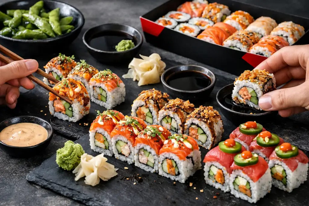 Modne smaki rolek sushi – co teraz zamawiać?