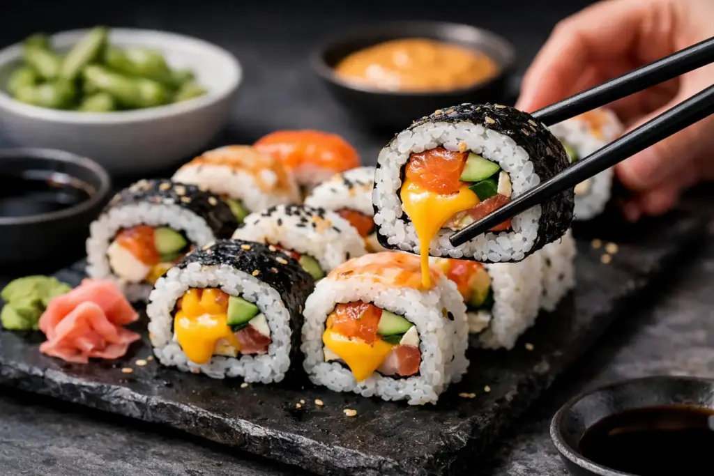 Sushi z cheddarem – opinie i czy warto