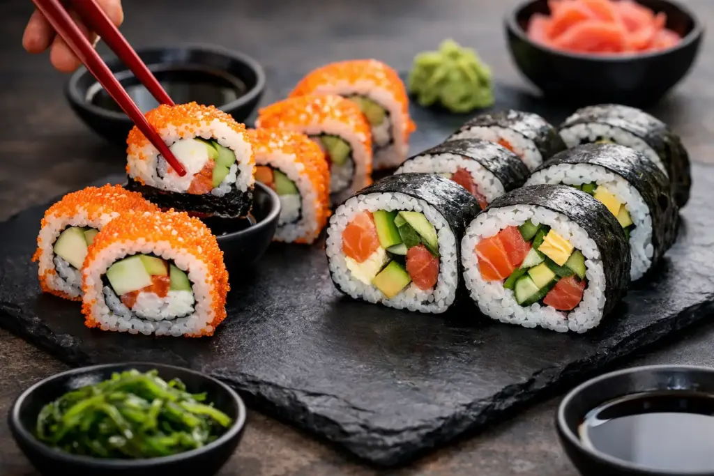 California czy futomaki? Różnice, smaki i wybór