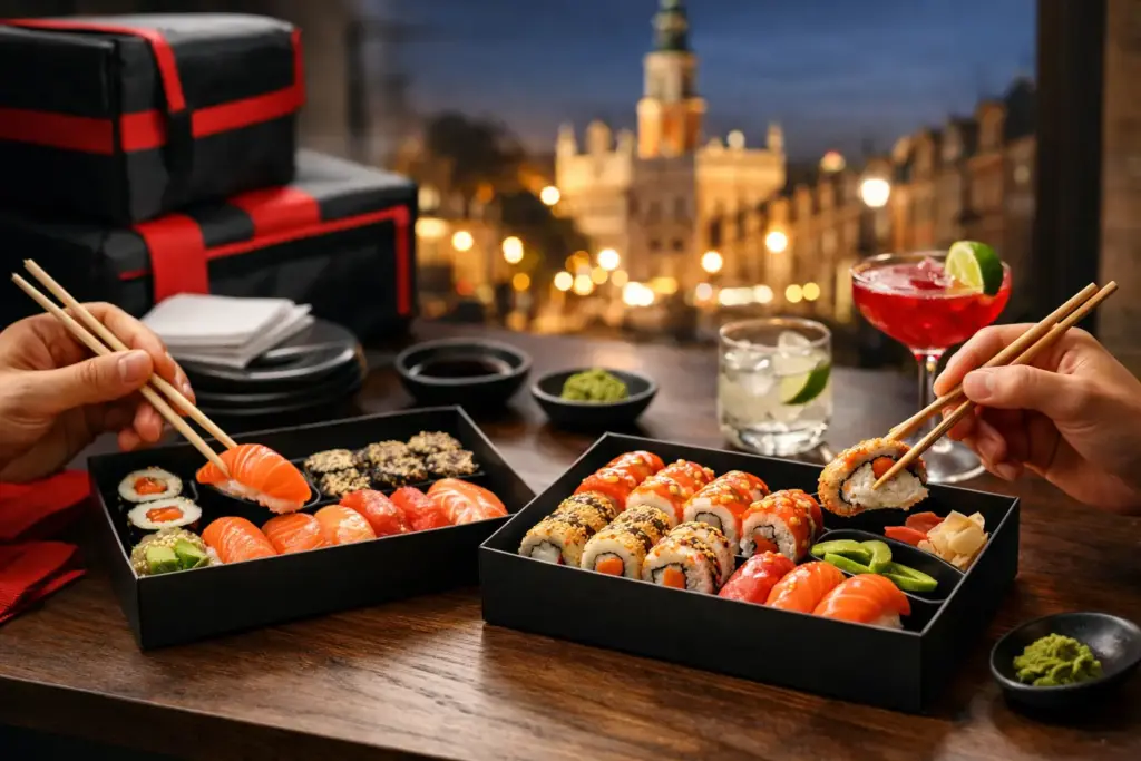 Sushi z odbiorem Poznań – plan na wieczór